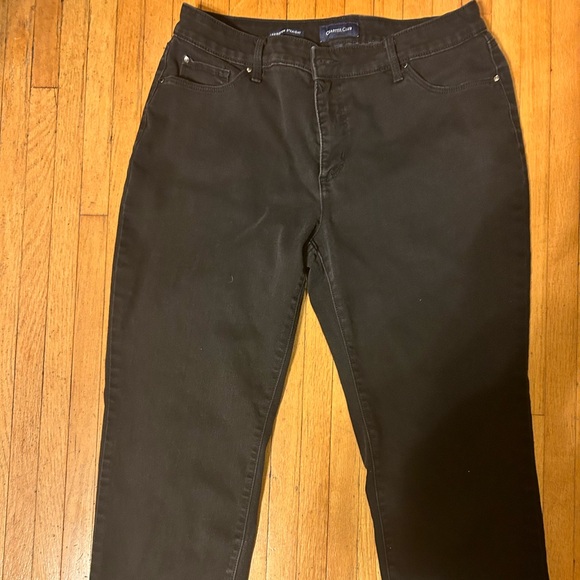 Charter Club Black Straight Leg Jeans Size 16 Petite - Picture 3 of 6